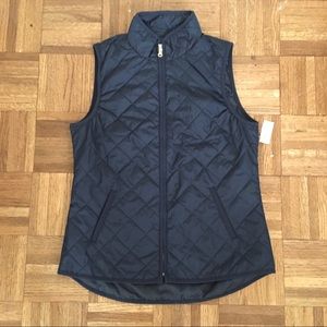Old Navy quilted vest in blue / navy